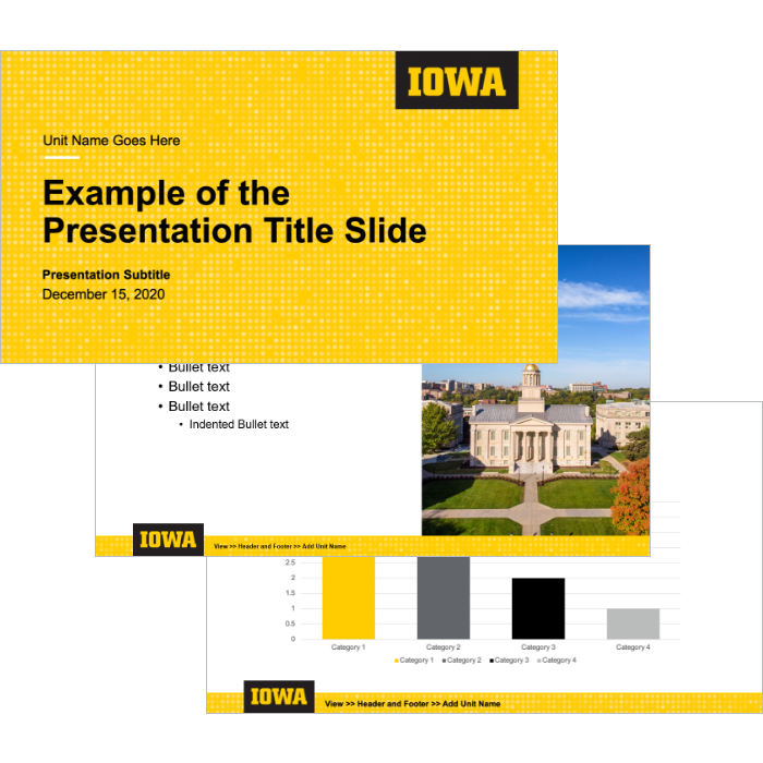 PowerPoint templates Brand Manual The University of Iowa