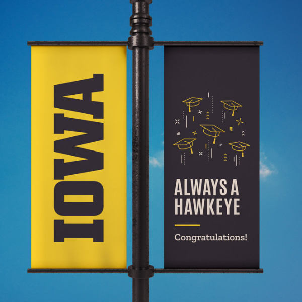 Light pole banners example