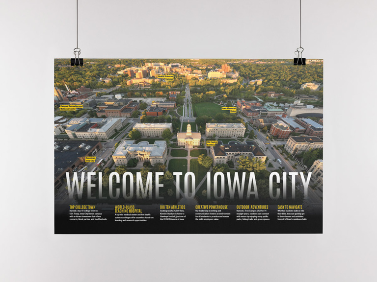 Iowa City ADM hanging poster