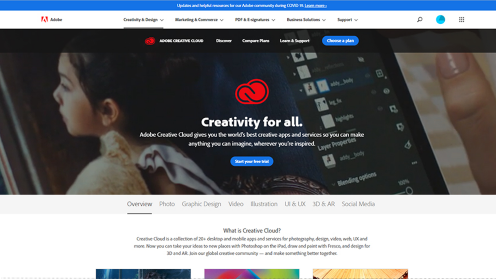 Creative Cloud screenshot