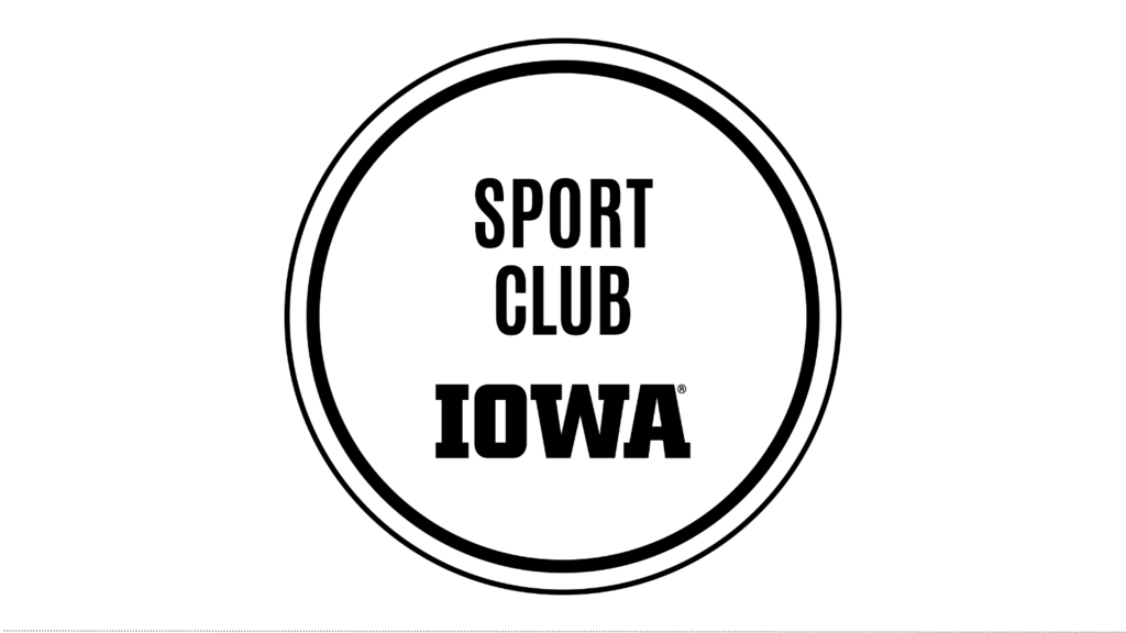 All black sport club badge with transparent fill
