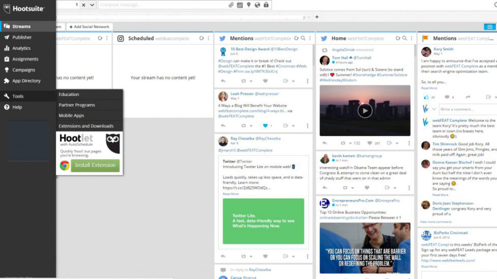 Social Hootsuite