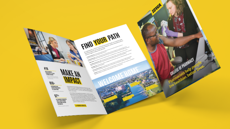 College of Pharmacy brochure example